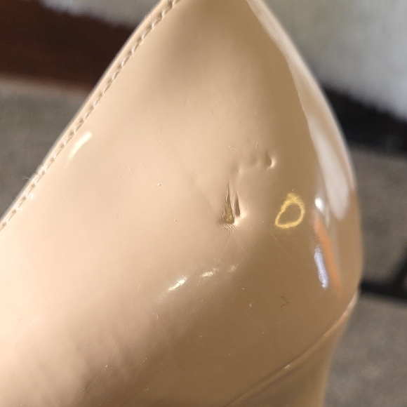 Circus by Sam Edelman Nude Patent Heels Size 8.5 - Picture 6 of 7